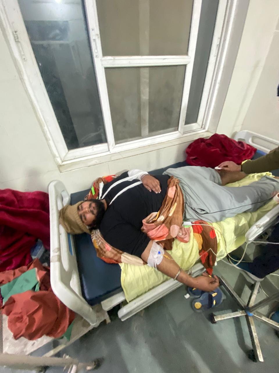 नगर कीर्तन के दौरान एक युवक से मारपीट, युवक गंभीर रूप से हुआ घायल।